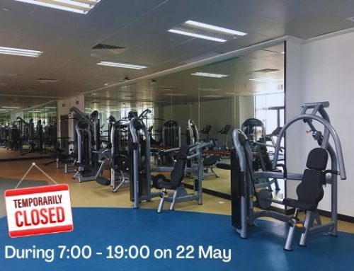 N1 Mini Fitness Room will be temporarily closed during 7:00-19:00 on 22 May 2022